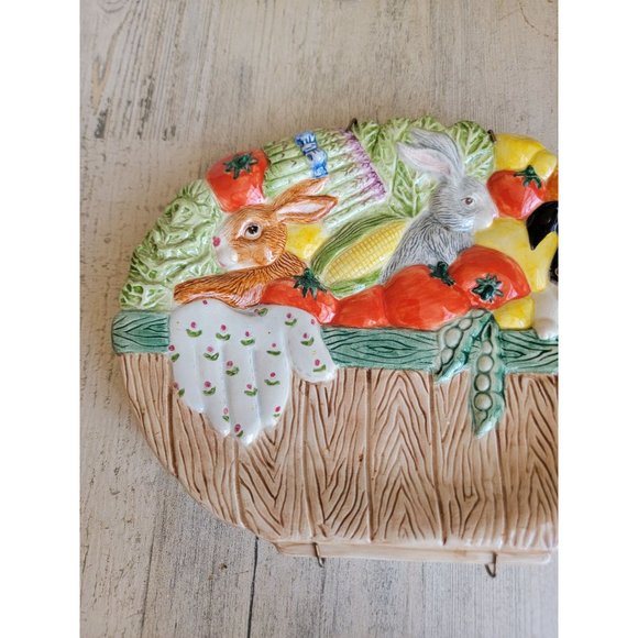 Fitz Floyd 1995 small serving plate Easter Bunny‎ Bountiful bunnies - Picture 3 of 8